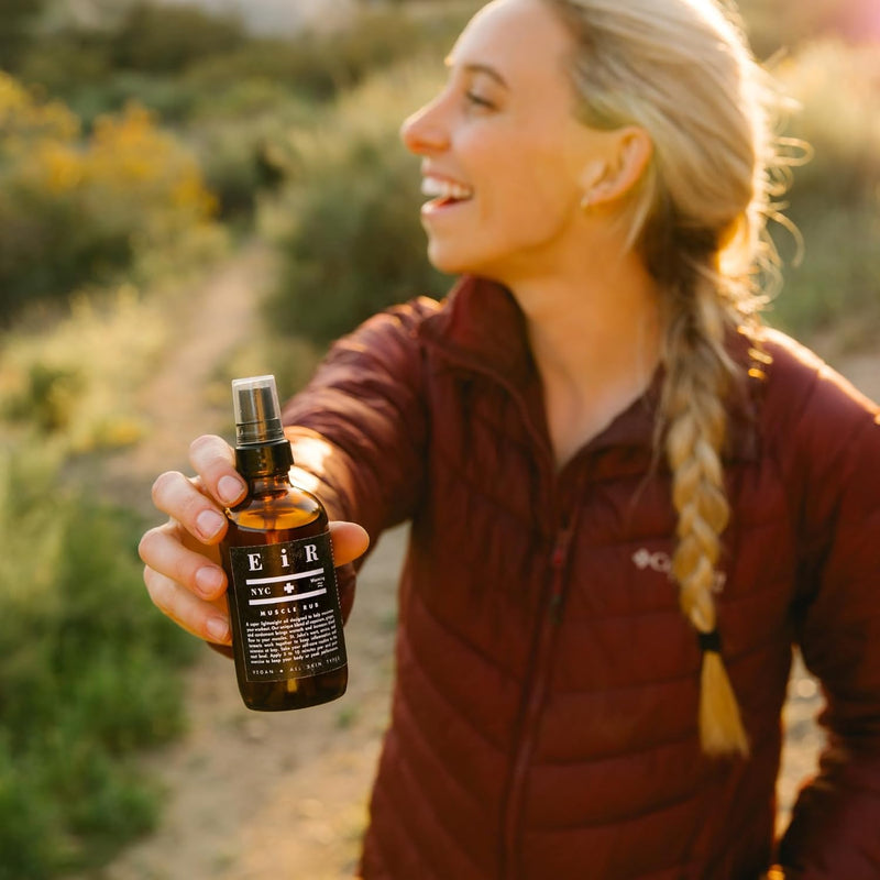 Muscle Rub | Pre and Post Workout Massage Oil | Soothes, Prevents or Reduces Inflammation and Soreness | Natural Ingredients, Arnica, Ginger, Calendula and Turmeric