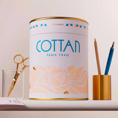 Paris Arsène Beauty Ritual Tin | Softened Face Soap, Micellar Beauty Toner & Evanescent Face Cream | Vegan, 99% Natural Ingredients | French Skincare Set for Cleansing, Hydration & Softness