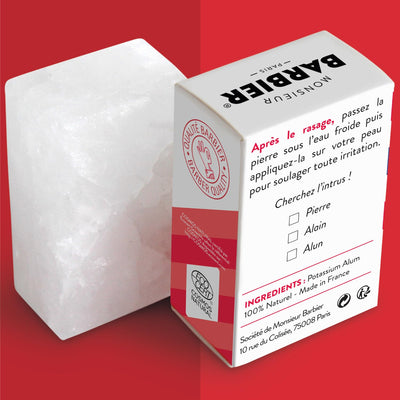 Face Mask Bracket Alum stone - AFTERSHAVE ALUM STONE - 75grams