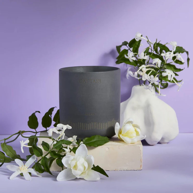 Scented Candle | Aromatherapy Luxury Home Fragrance Decor Gifts Sweet Floral Notes of Jasmine, Neroli, Tuberose | Made with Natural Coconut & Soy Wax Blend | Long Lasting 60 Hour Burn (Nidra)