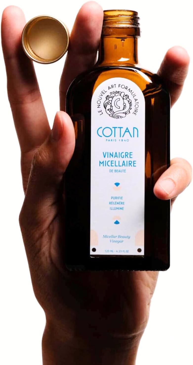 Paris Micellar Beauty Apple Vinegar Facial Toner | Natural Lotion with Citrus, Maple & Bilberry | Delivers Intense Hydration, Minimize Blemishes, Pores Gentle Soothing Vegan 4.2oz