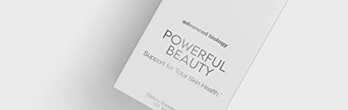 Advanced Biology - Powerful Beauty Supplement for Skin Enhancement, Protection, Elasticity, Collagen Growth, Hyaluronic Acid Production, Inflammation Control | 120 ct