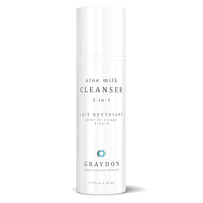 Graydon Aloe Milk Cleanser - Gentle Cleanser for Face I Soothes, Moisturizes, Nourishes, & Brightens Skin I 100ml