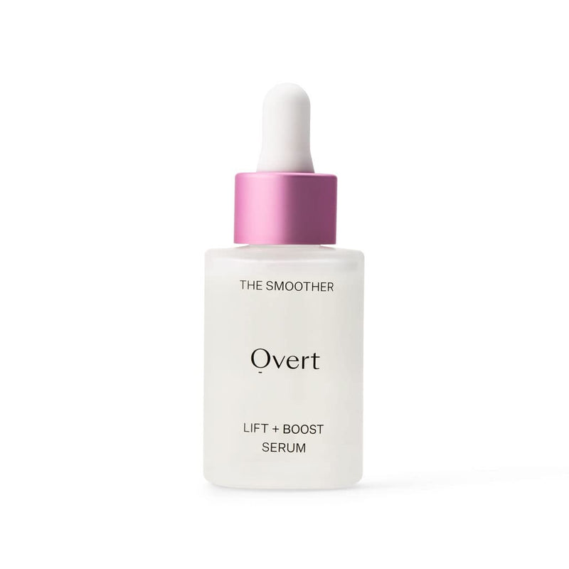 Overt Skincare THE SMOOTHER Lift + Boost Serum to Increase Cell Turnover, Target Uneven Skintone, Acne, and Signs of Aging with Retinol, Jojoba Oil, and Centella Asiatica - 1 fl oz/30 mL