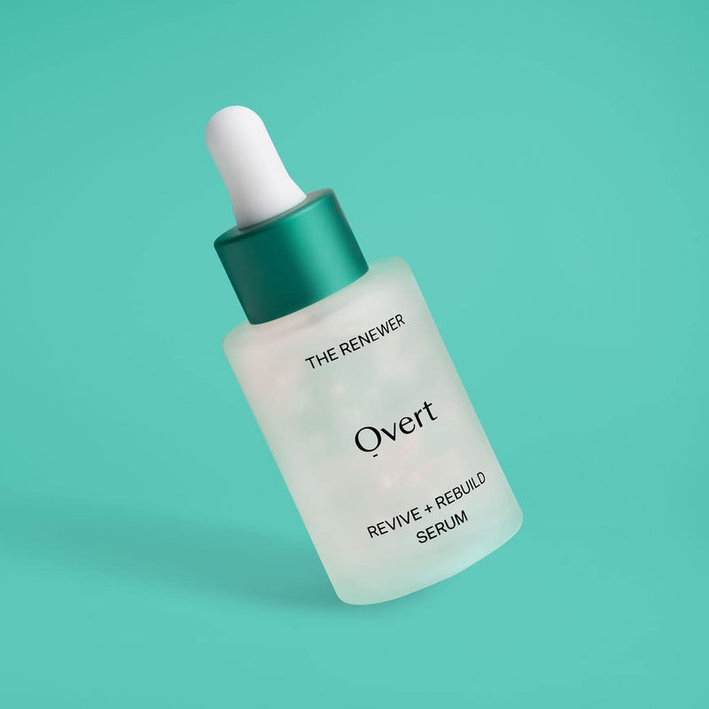 Overt Skincare THE RENEWER Revive + Rebuild Serum to Improve Elasticity, Revitalize Skin&