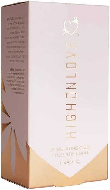 HighOnLove Stimulating O Gel - Personal Moisturizer for Women - All Natural Hemp Oil Moisturizer for Enhanced Sensation (30ml)