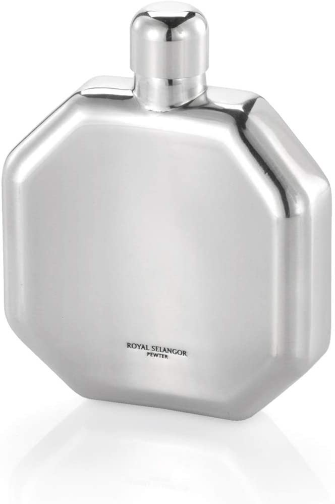 Royal Selangor Hand Finished Savannah Collection Pewter Gazelle Hip Flask SM Gift