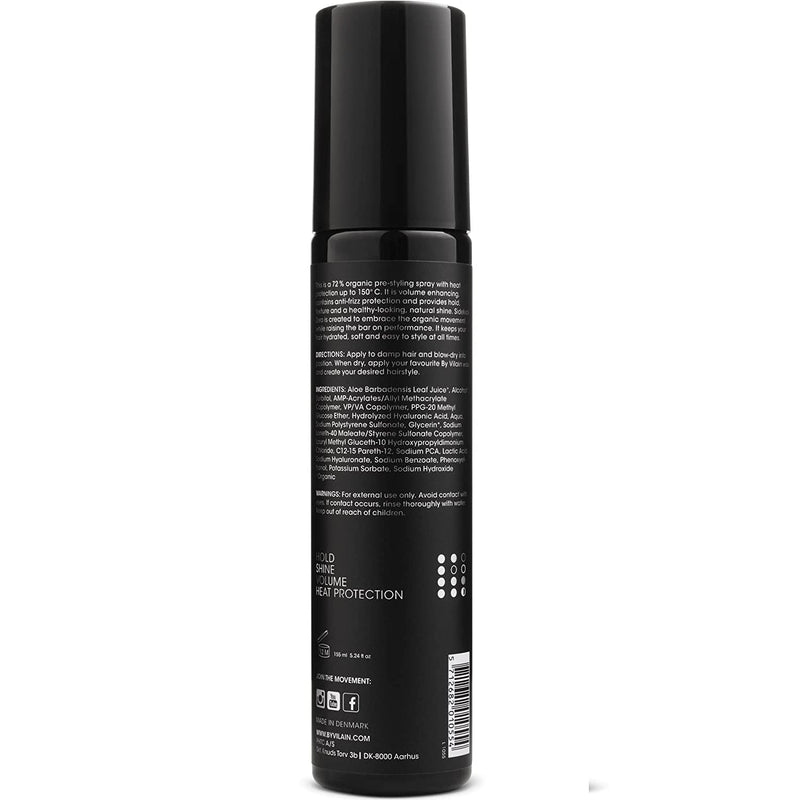 By Vilain Sidekick Zero Volume Enhancer Spray, 5.2 Fl Oz