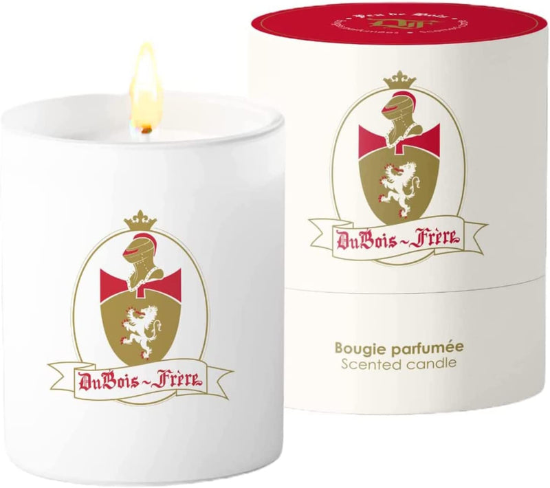 Dubois Frere Candle - Aromatherapy, Long Lasting Luxury Glass Candle Gifts for Weddings, Birthdays, Holiday Party, Aroma Home Fragrance Decor Notes of Muguet & Chevrefeuille 190Gr (Fleurs Blanches)