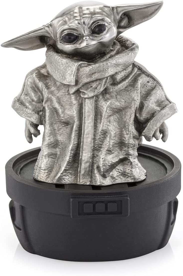 Royal Selangor Hand Finished Star Wars Collection Pewter Grogu Statue Figurine Gift