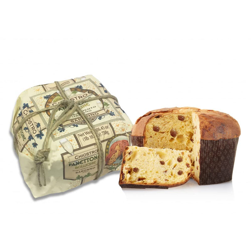 Chiostro Di Saronno Panettone Rustic Hand Wrapped (Prosecco)