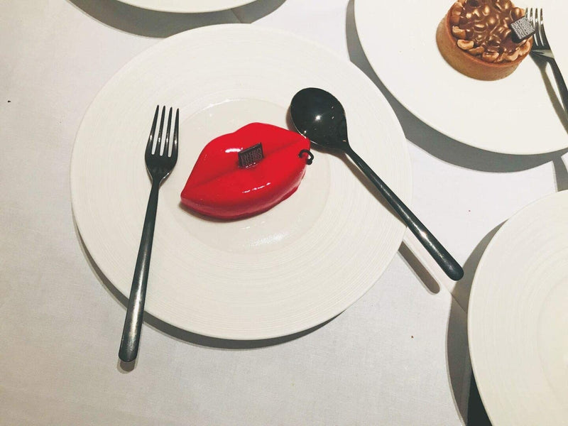 Mepra Linea Oro Nero Cutlery Set – [5 Piece Set], Polished Black Finish, Dishwasher Safe Cutlery for Fine Dining