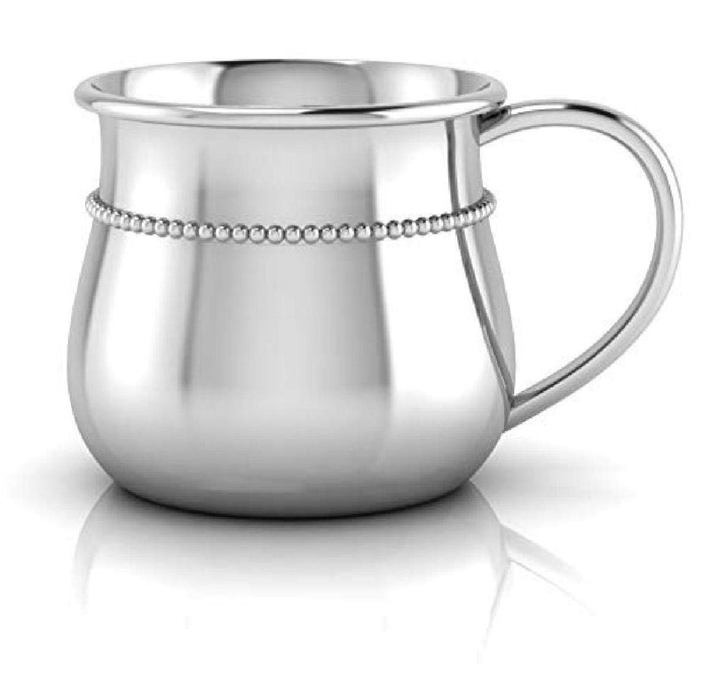 Krysaliis Sterling Silver Classic Beaded Bulge Cup by