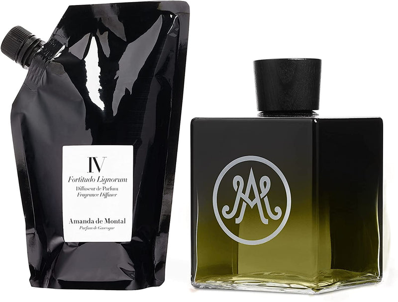 Amanda de Montal Fortitudo Lignorum Diffuser - Notes of Firewood, Leather, Incense & Vetiver - 500 ML