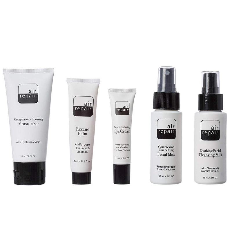 Air Repair Skincare Kit - Complete TSA Approved Skin Care Travel Package
