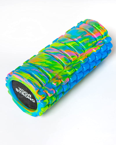 Yoga Strong Tilt-A-Whirl Roller | Foam Roller to Relieve Muscle Tension when Working Out | Multi Edge Ridge System & Extra Strength Durability