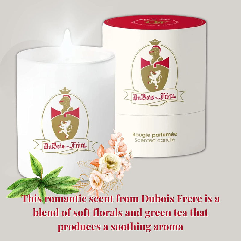 Dubois Frere Candle - Aromatherapy, Long Lasting Luxury Glass Candle Gifts for Weddings, Birthdays, Holiday Party, Aroma Home Fragrance Decor Romantic Scent Holiday Winter 190Gr (Desire)