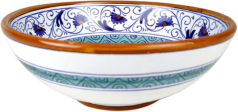Deruta Italy by Gute | Penny Cereal Bowl | Handcrafted & Handpainted Italian Ceramics | Authentic Italian Pottery Handmade in Deruta, Italy