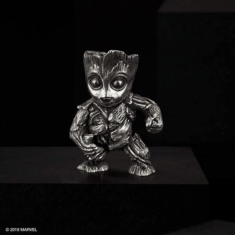 Royal Selangor Hand Finished Marvel Collection Pewter Groot Mini Figurine Gift