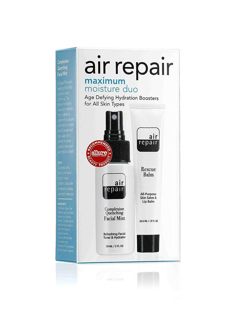 Air Repair Skincare - Maximum Moisture Duo - Facial Mist and Rescue Balm