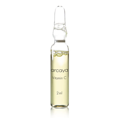 Arcaya Professional Skincare VITAMIN C Collagen Booster Ampoule Serum for Skin Elasticity - 5 ampoules of 2ml | .07 fl oz