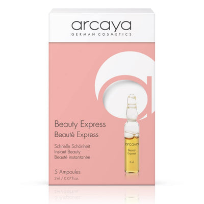 Arcaya Professional Skincare BEAUTY EXPRESS Smoothing Ampoule Serum for Fine Lines and Elasticity - 5 ampoules of 2ml | .07 fl oz