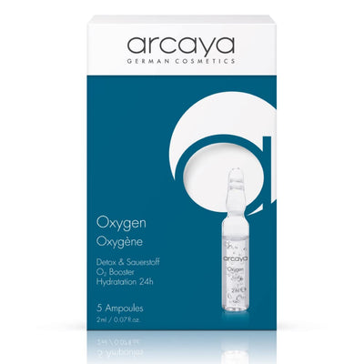 Arcaya Professional Skincare OXYGEN Boosting Ampoule Serum to Increase Skin's Oxygen and Promote Cell Formation - 5 ampoules of 2ml | .07 fl oz