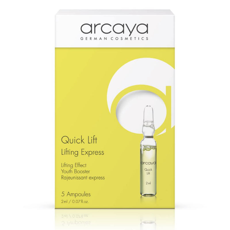 Arcaya Professional Skincare QUICK LIFT Firming Ampoule Serum for Lifting and Firming - 5 ampoules of 2ml | .07 fl oz