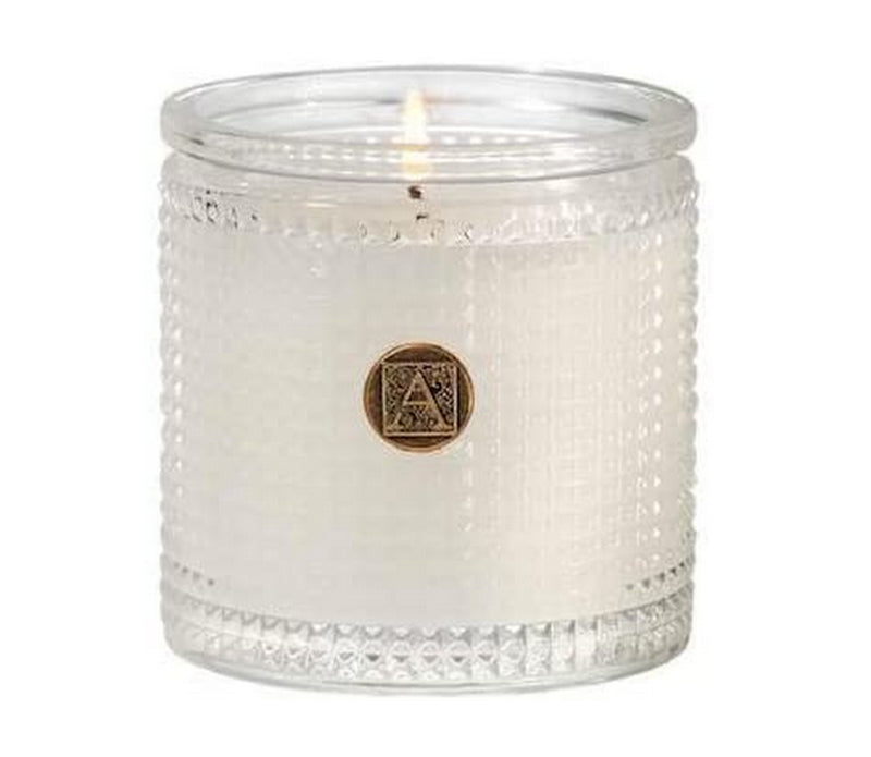 Aromatique Smell of Spring 5.5 oz Textured Glass Candle