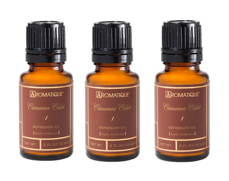 Aromatique Package of 3 1/2 Ounce Refresher Oils - Cinnamon Cider