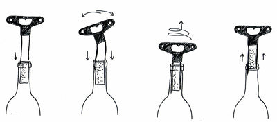 L'Atelier du Vin Chrome Anniversary Edition Twin Blade Cork Puller