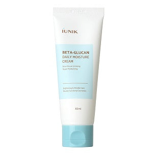 IUNIK Beta-Glucan Daily Moisture Cream with natural ingredients from Mushroom, Centella asiatica extract and Red Fruits Complex - Whitening & Wrinkle care - 2.02 fl.oz