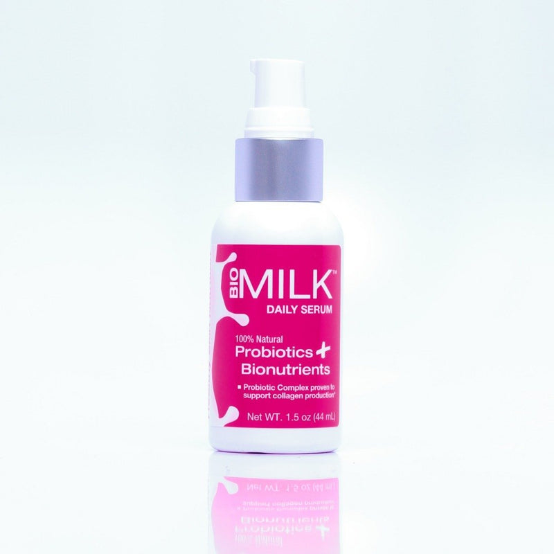 BIOMILK Probiotic Skincare Enrich & Infuse Daily Serum, 100% Natural Probiotics and Superfoods for Healthy Skin Nutrition, 1.5oz.