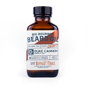 Duke Cannon Big Bourbon Beard Oil, 3 oz - Oak Barrel Scent