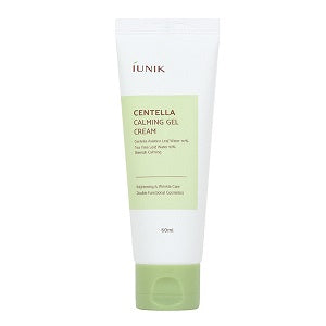 IUNIK CENTELLA Calming Gel Cream with natural ingredients from Centella Asiatica leaf water + Tea trea leaf water + Buds extracts - Whitening & Wrinkle care - 2.02 fl.oz