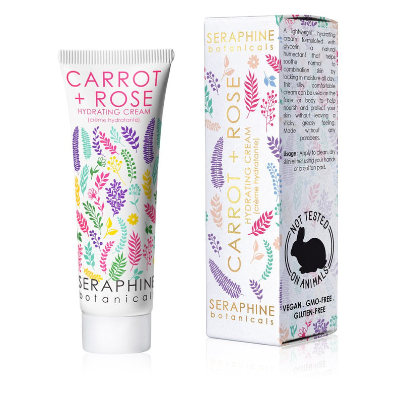 Seraphine Botanicals Carrot Rose Hydrating Cream 1 oz