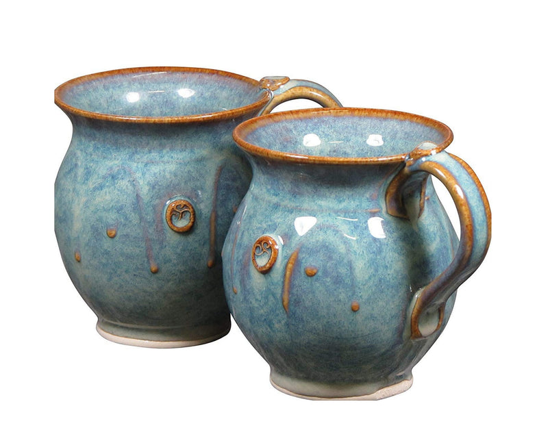Castle Arch Pottery Handmade Irish Coffee and Tea Mugs Set of Two
