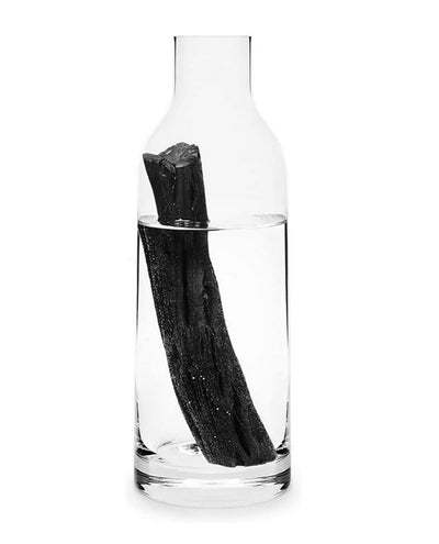 Sort of Coal - Bincho Activated Charcoal Water Purifier (Glass Water Bottle + 1 Stick of Kishu Binchotan)