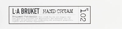 No. 102 Bergamot/Patchouli Hand Cream 70 ml by L:A Bruket