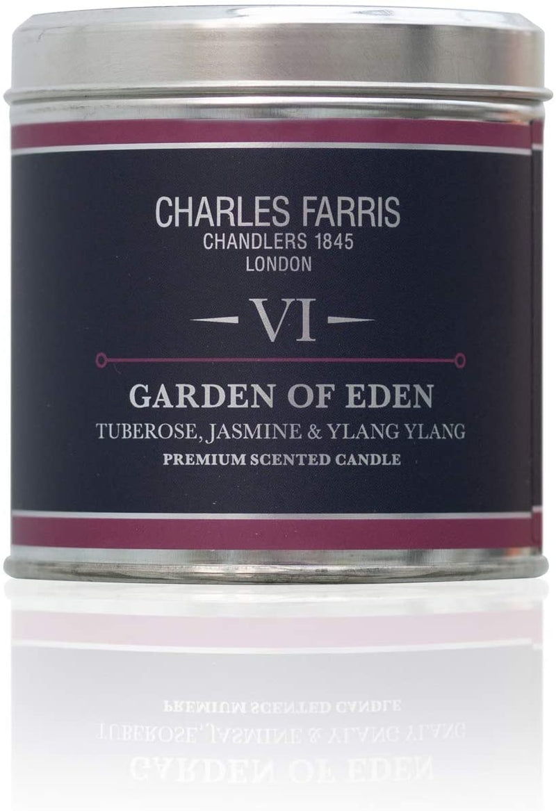 Charles Farris Home scents Candle-Tin-Garden of Eden