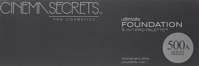 CINEMA SECRETS Pro Cosmetics Ultimate Foundation 5-In-1 Pro Palette, 500A Series