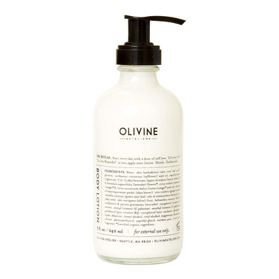 Olivine Atelier You Are Beautiful Lotion (Unscented) 8 Ounce Glass Bottle