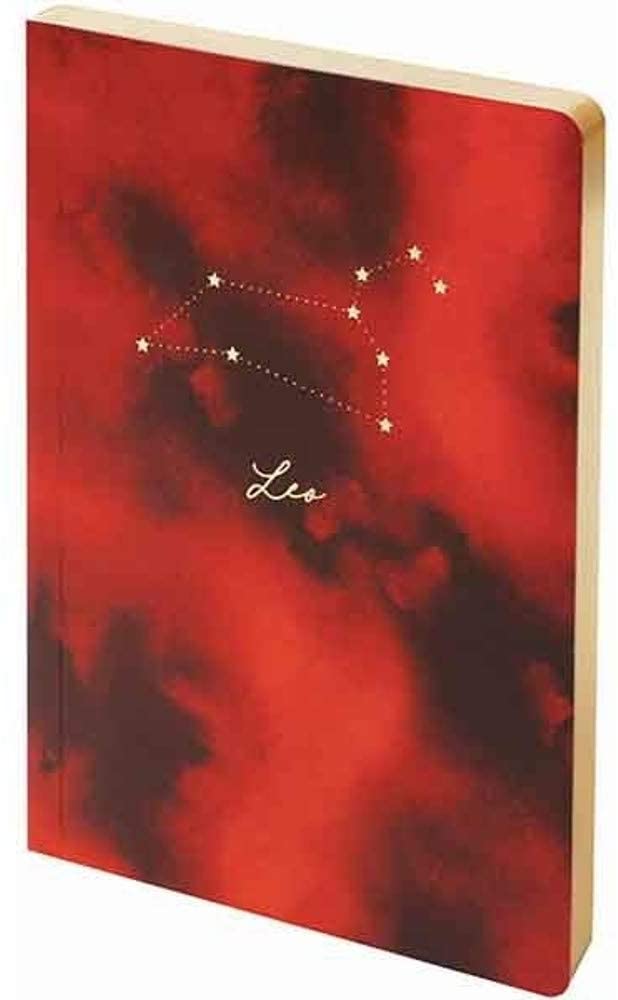 Portico Designs Constellations Softcover Lined Pocket Journal Notebook, Small 4 x 6-Inches, Leo