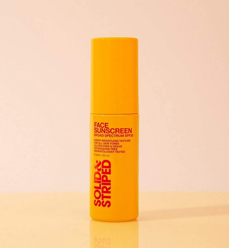 Solid & Striped Face Sunscreen Meets Serum SPF-30 Facial Sunscreen 1.7 oz