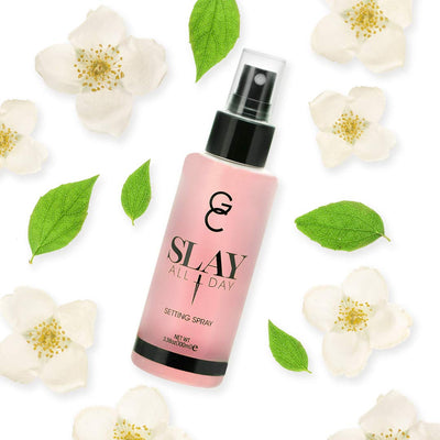 GC Make Up Setting Spray - Gerard Cosmetics Slay All Day Jasmine Scented - OIL CONTROL, MATTE FINISH facial mist & makeup sealer, Keeps makeup fresh all day- 3.38oz (100ml) CRUELTY FREE, USA MADE