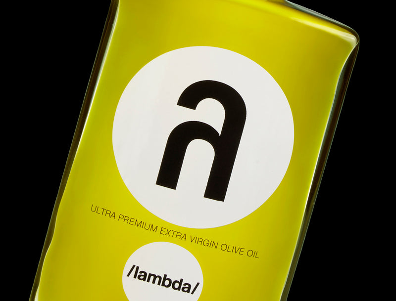 Lambda Ultra-Premium Extra Virgin Olive Oil | Healthy Luxury Olive Oil | Multi-Award-Winner | Made with Greek Koroneiki Olives for Unrivalled Fruity Flavor | Perfect Corporate Gift | (100ml)