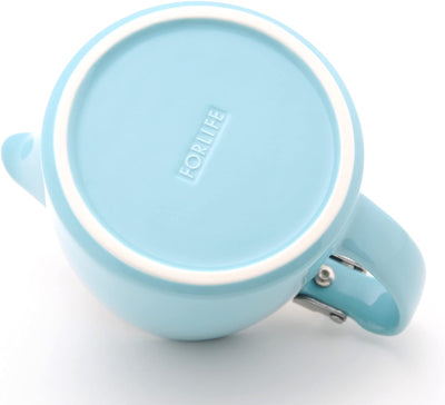 FORLIFE Stump Teapot with SLS Lid and Infuser, 18-Ounce, Turquoise