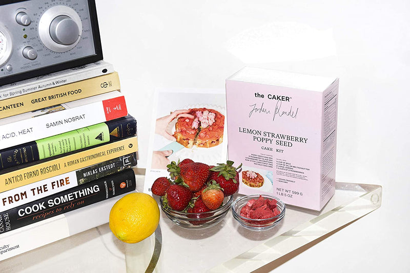 The Caker Lemon Strawberry Poppy Seed Cake Kit