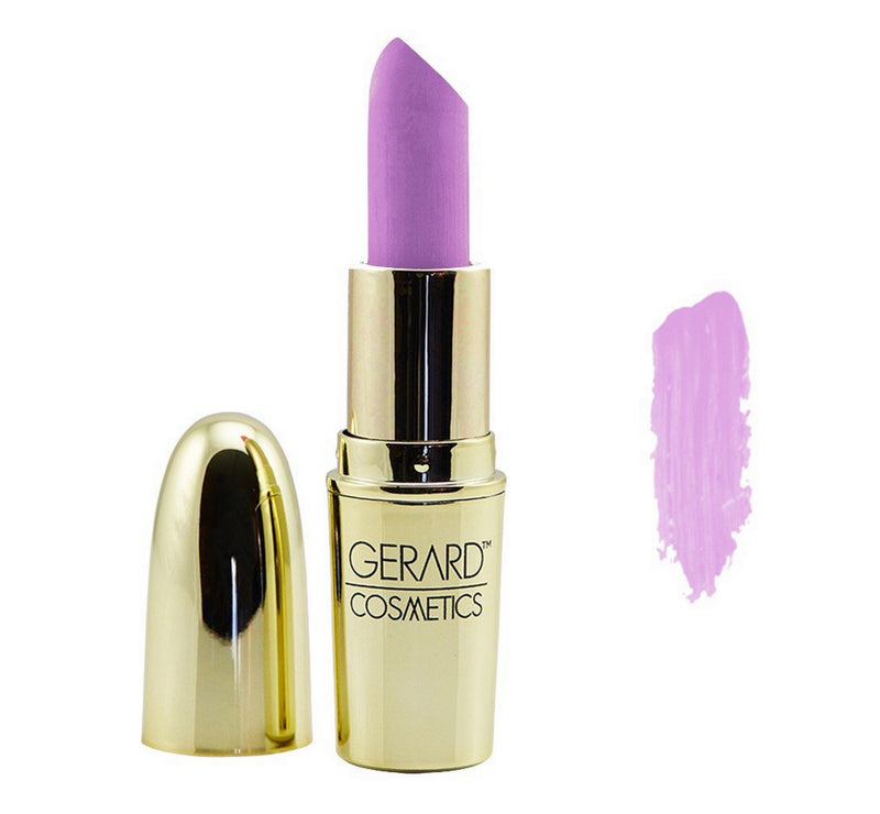 Gerard Cosmetics Satin Finish Lipstick LILAC MOON- Long wear soft & comfortable HIGHLY PIGMENTED lip color, smooth formula CRUELTY FREE AND MADE IN THE USA