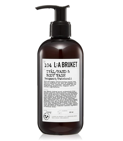 L:A Bruket No. 104 Bergamot/Patchouli Hand and Body Wash - 250 ml